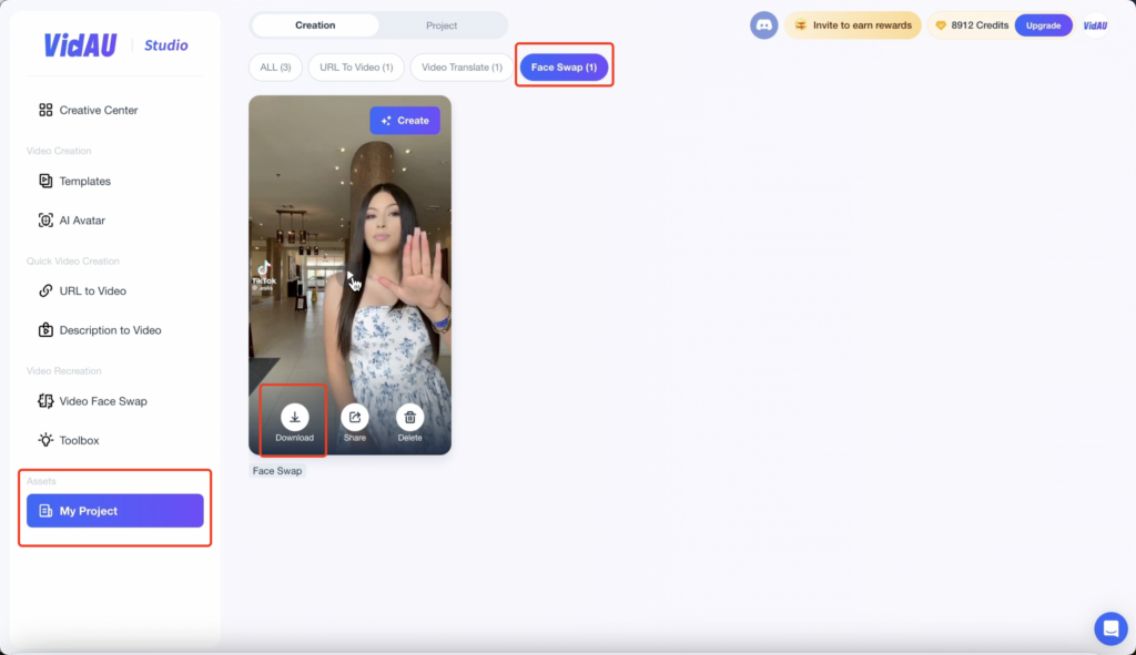 8 Step 4 :Download the video