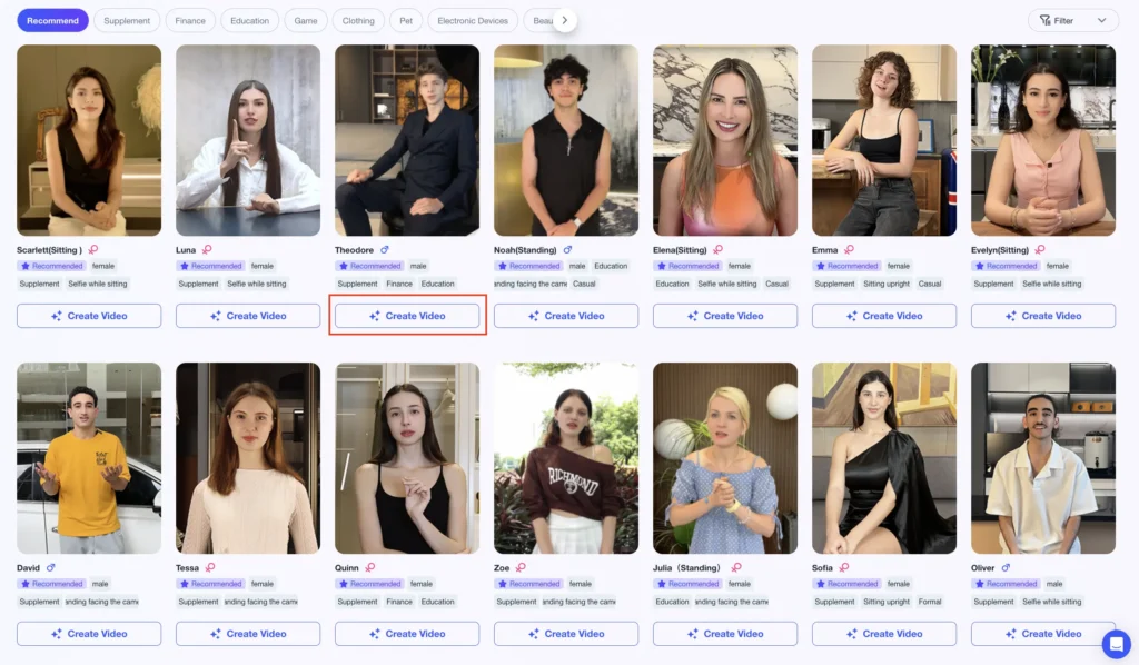 avatar – VidAU.ai VidAU's ai avatars for ai-generated subtitles