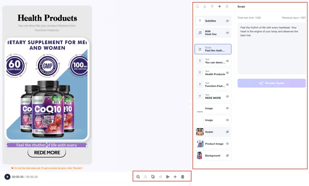 editor – VidAU.ai VidAU’s editing tools for AI-generated subtitles
