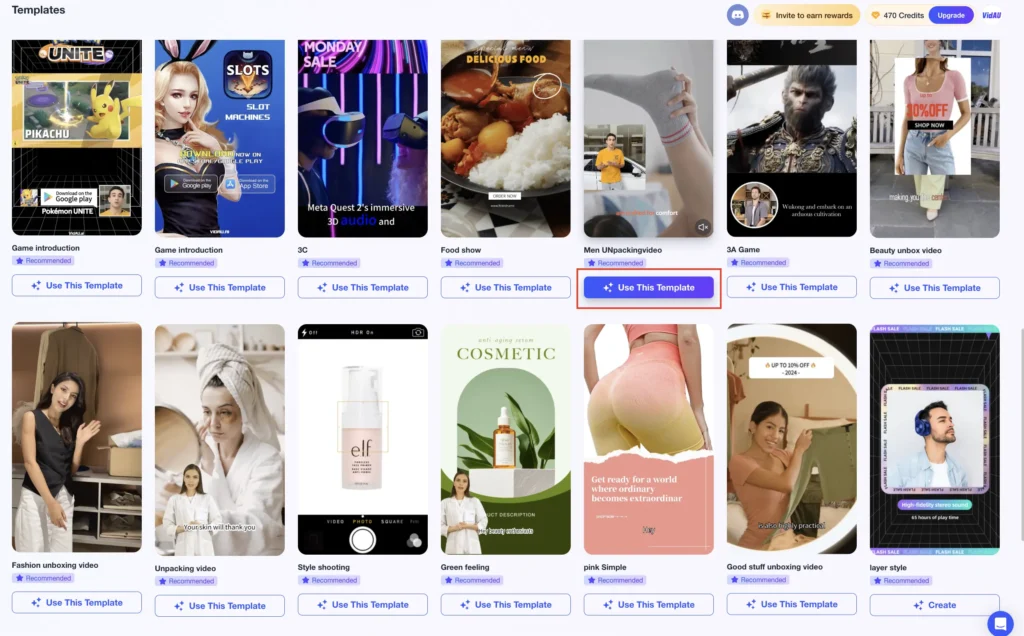 templates – VidAU.ai VidAU's templates for ai-generated subtitles