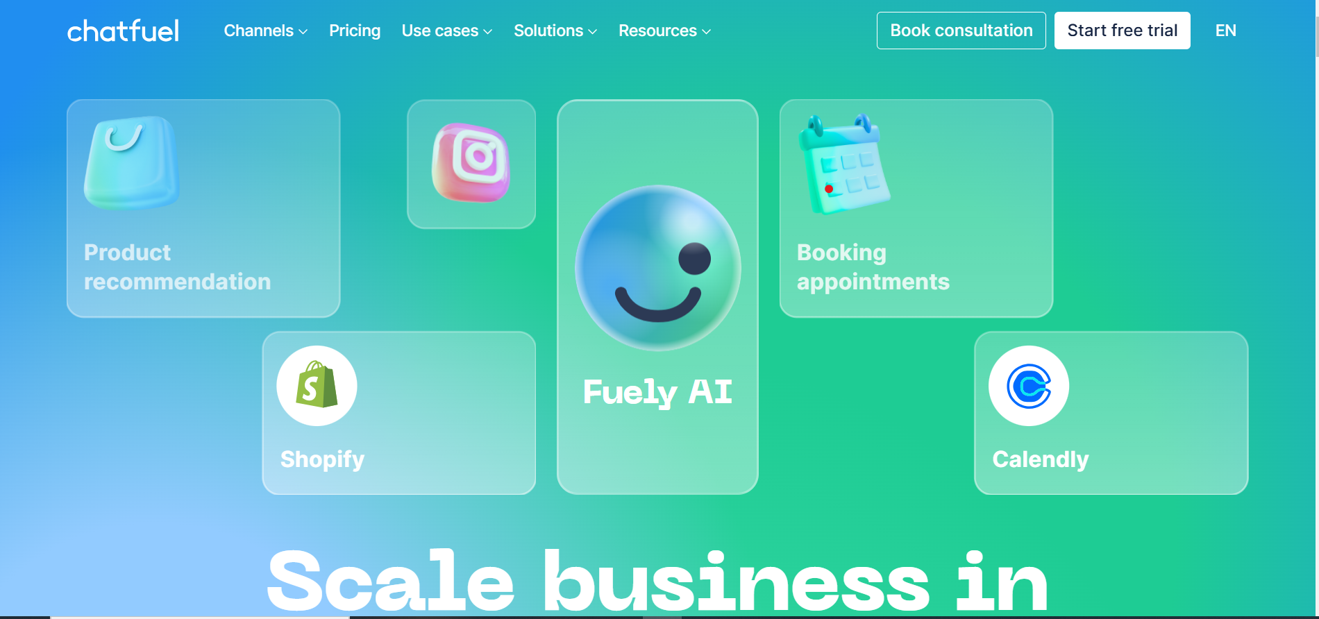 Chatfuel – VidAU.ai AI tools for E-commerce
