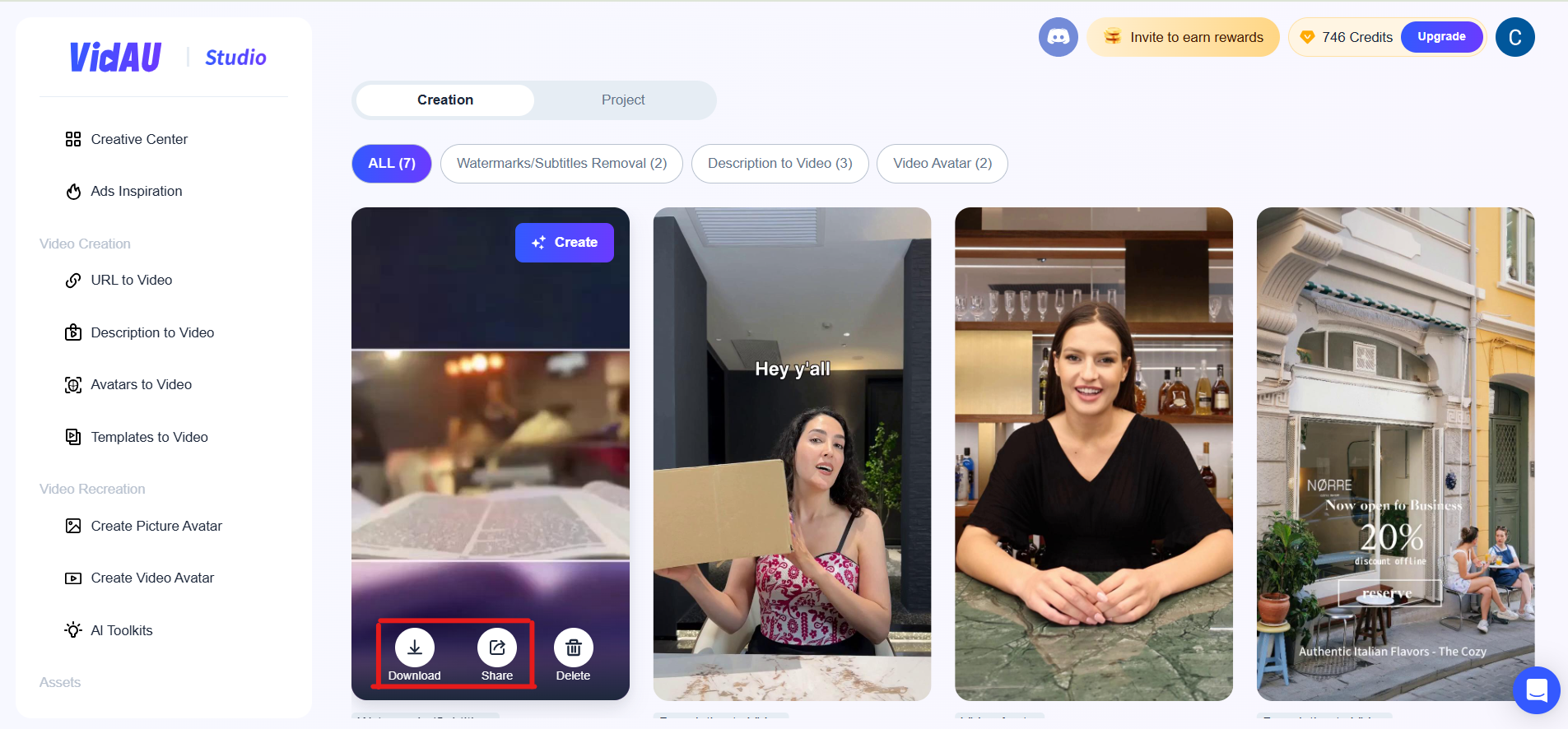 Watermark remover step 60 – VidAU.ai Remove Watermark from Video Free Online