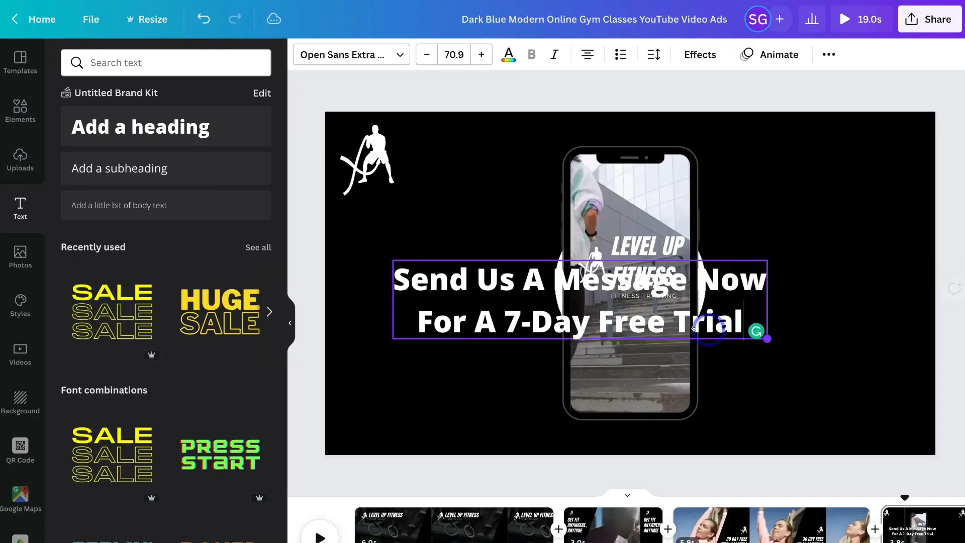 image – VidAU.ai Editing video elements in Canva